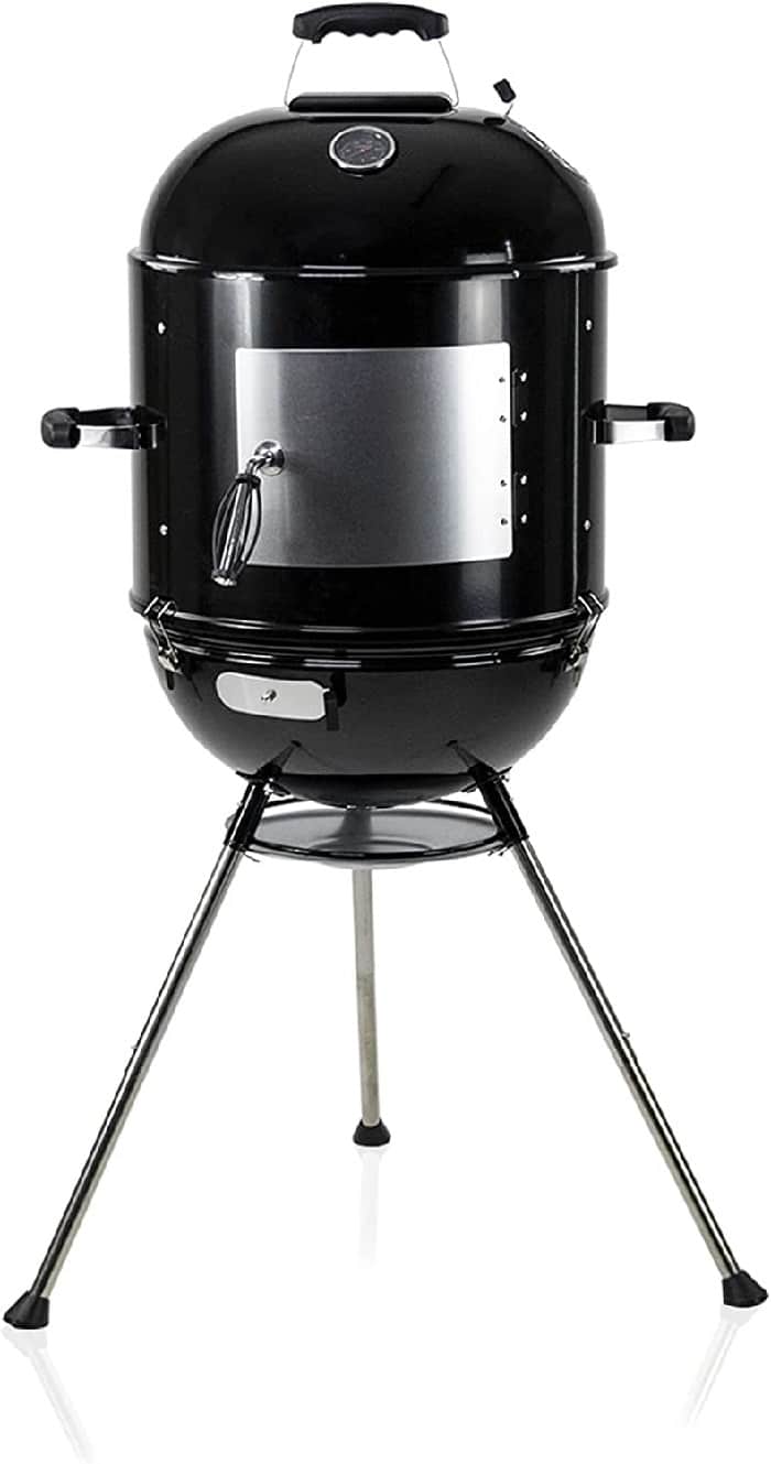 Asador De Carne De Carbón Avera Ac22p De 22 Premium Negro