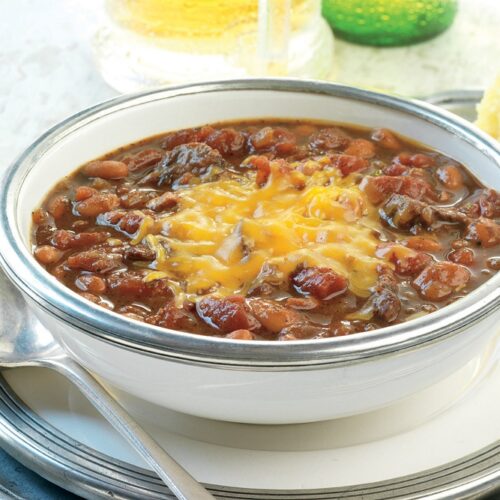 Receta Chili con carne a la cerveza y frijoles